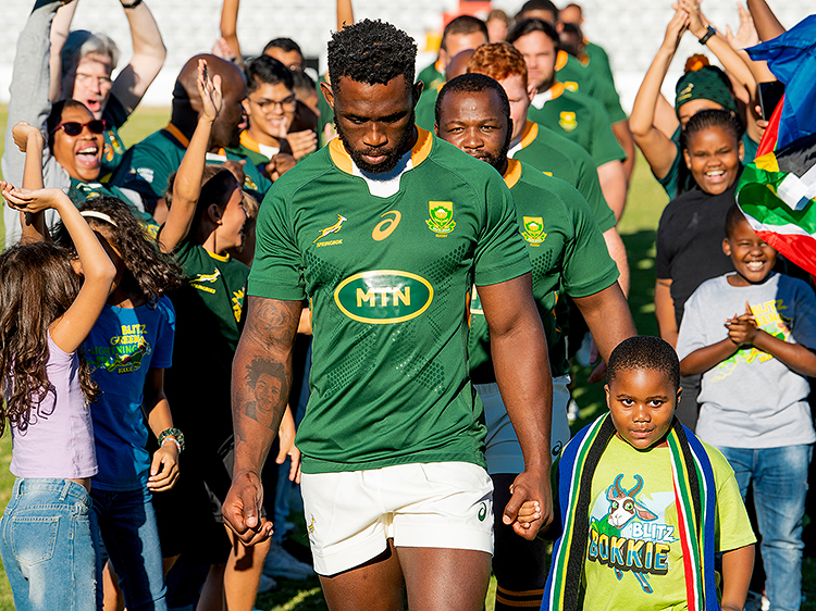 Ad campaign featuring the Springboks shot by Kevin Mark Pass Photography