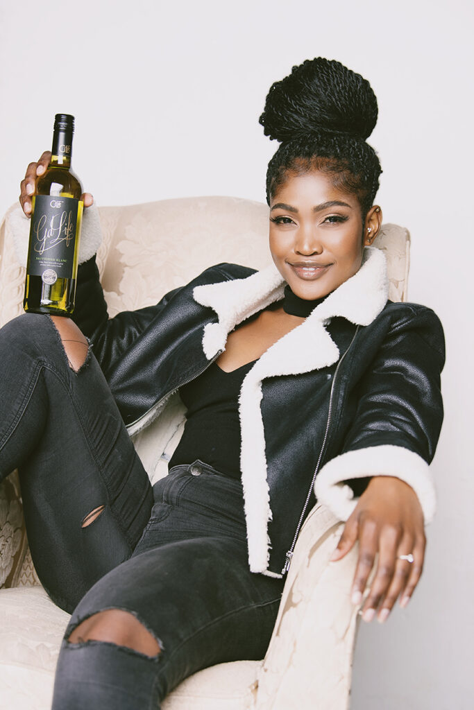 Commercial/ advertising campaign shoot for GD Life Wine shot by Kevin Mark Pass Photography in his own Johannesburg studio, makeup by Storm Pass